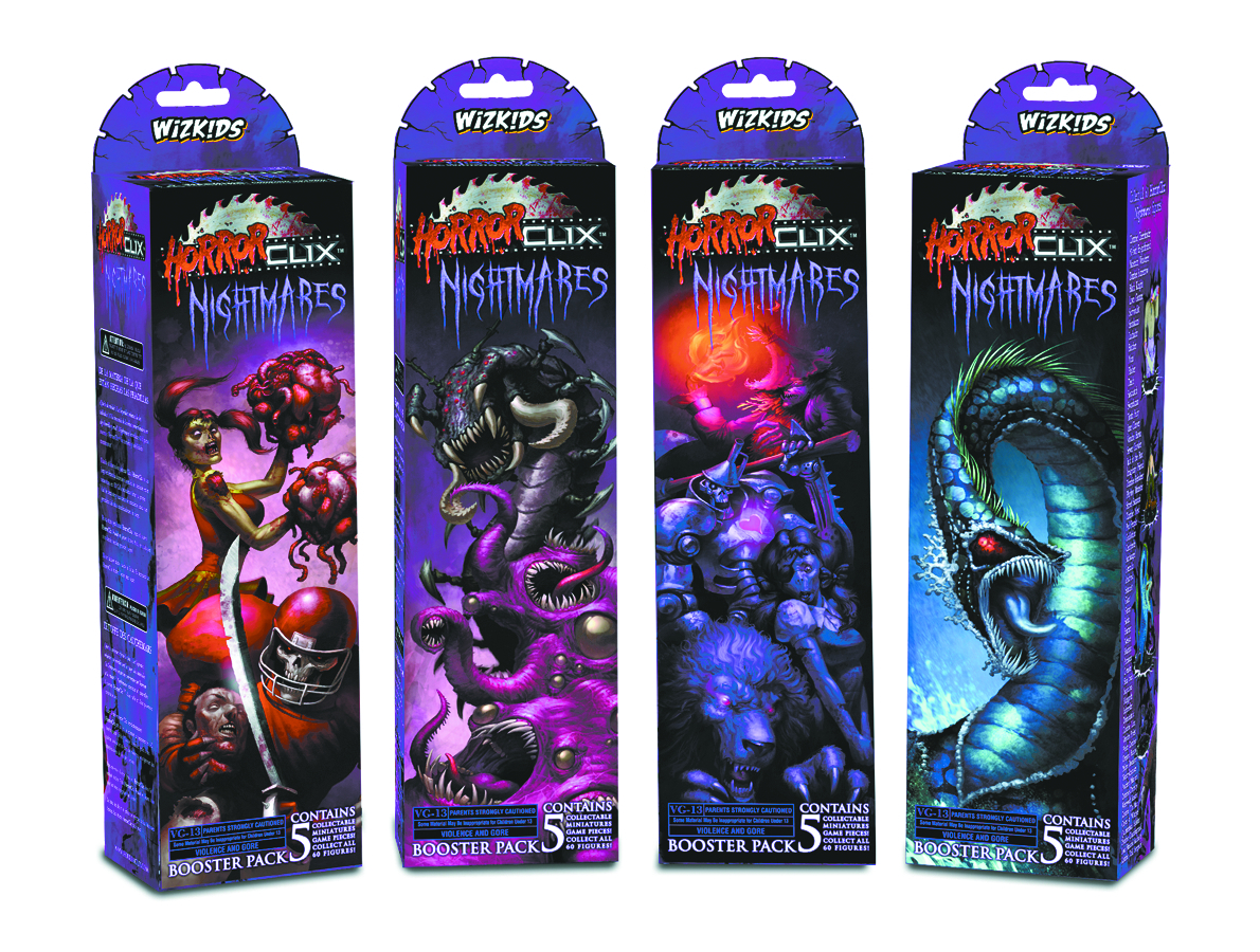 DEC074900 - HORRORCLIX NIGHTMARES BOOSTER PACK - Previews World