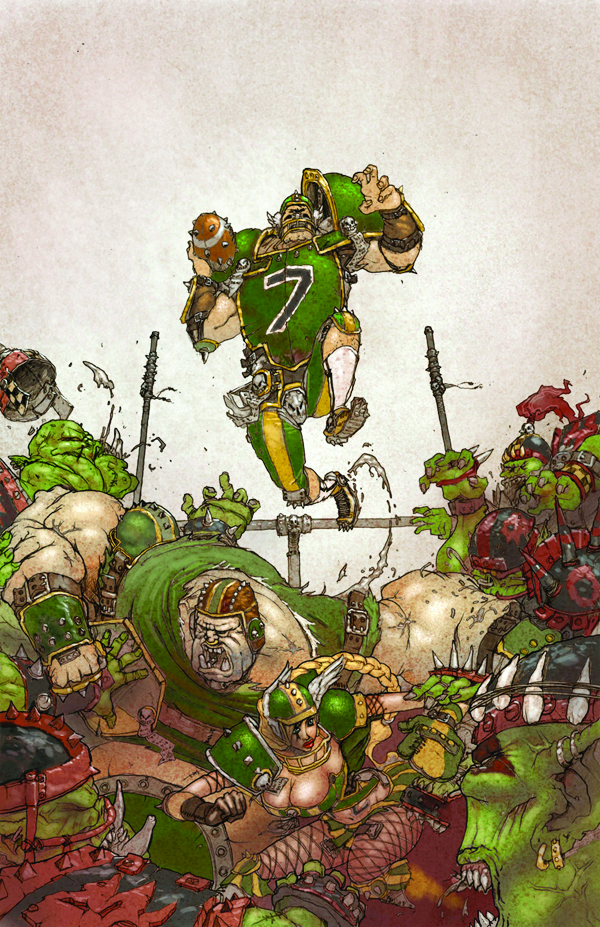 FEB083595 - BLOOD BOWL #1 (OF 5) KILLER CONTRACT CVR B - Previews World