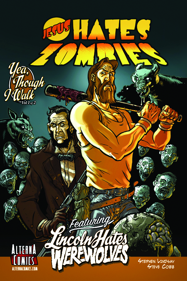 Jul083613 Jesus Hates Zombies Lincoln Hates Werewolves Gn Vol 01 Of