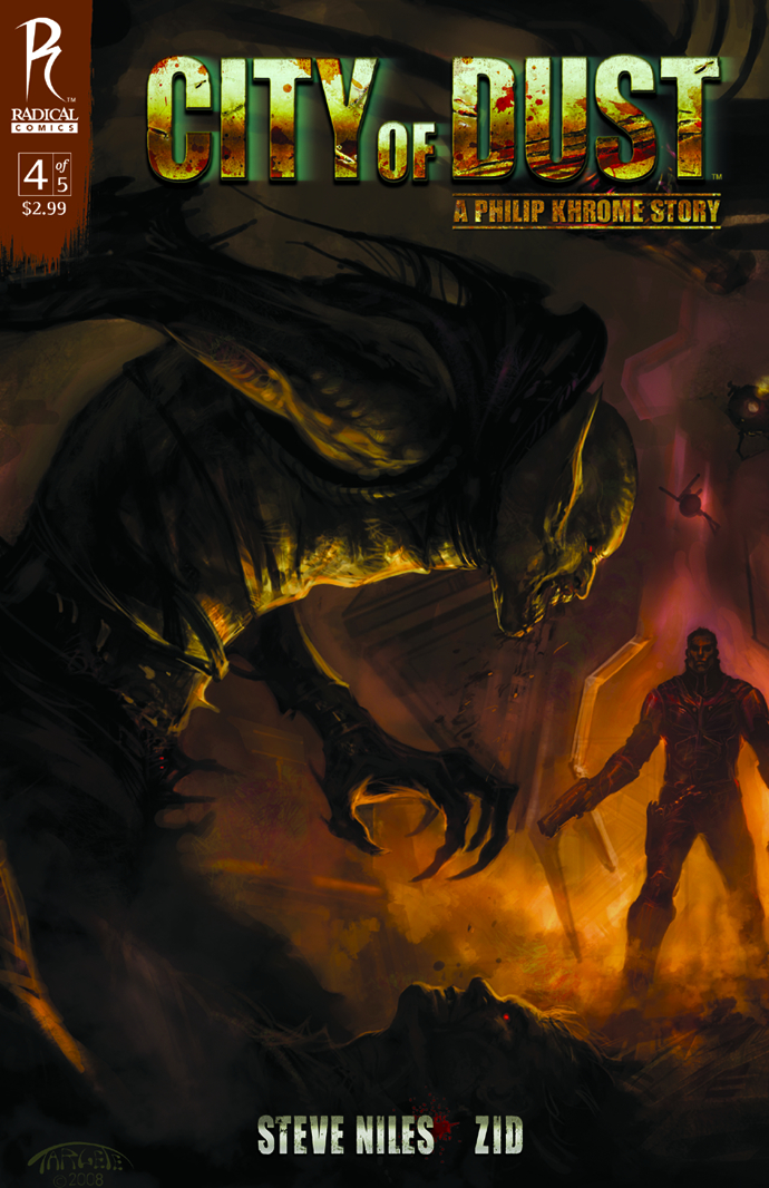 NOV084234 - CITY OF DUST #4 C CVR TARGETE - Previews World