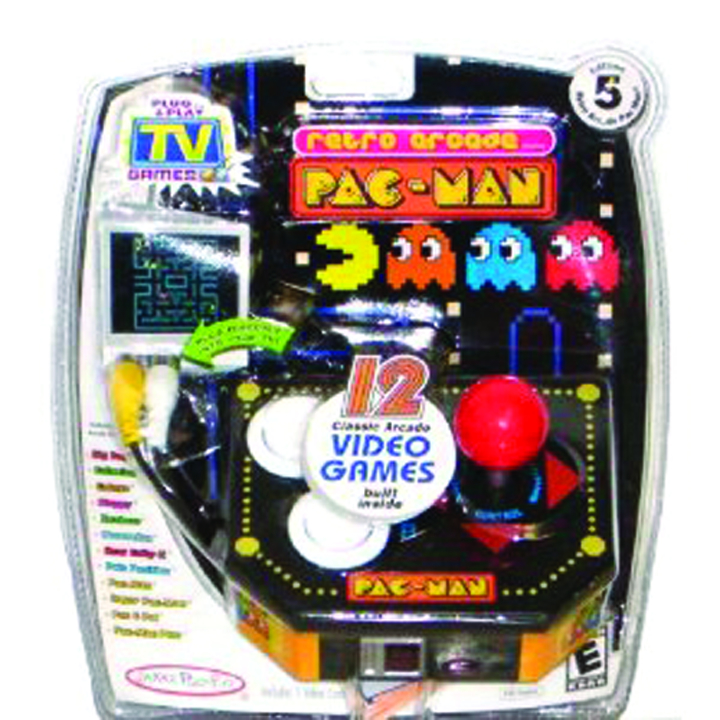 pac man plug and play game