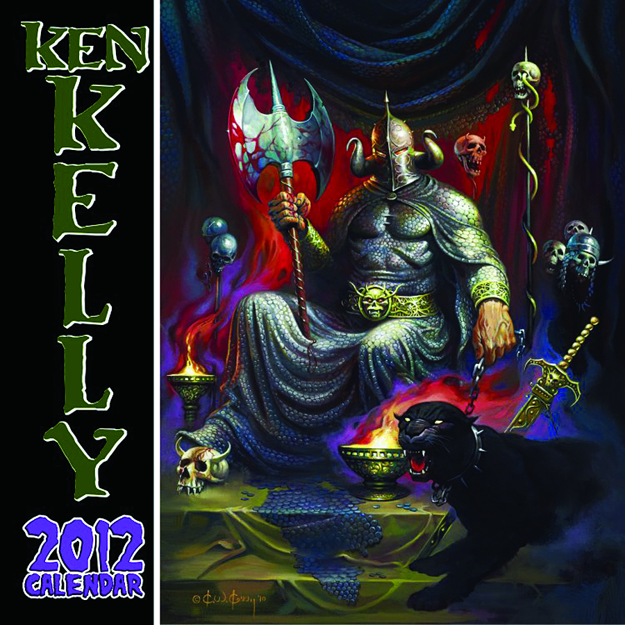 JUN111345 KEN KELLY FANTASY 2012 WALL CALENDAR Previews World   STK445861 