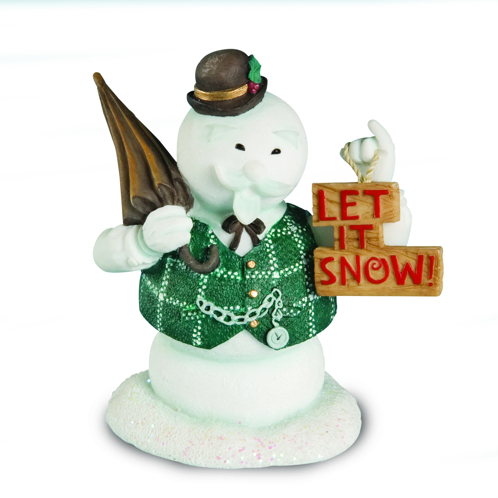 Oct112004 - Rudolph Sam The Snowman Message Figurine - Previews World