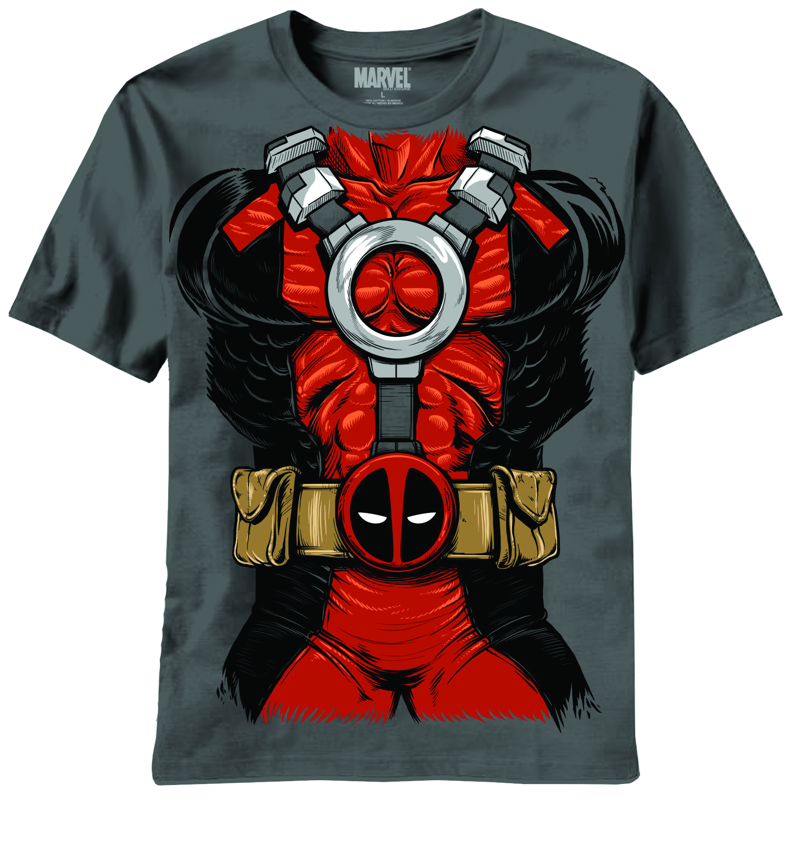 Oct111418 - Deadpool Costume Charcoal T S Xl - Previews World