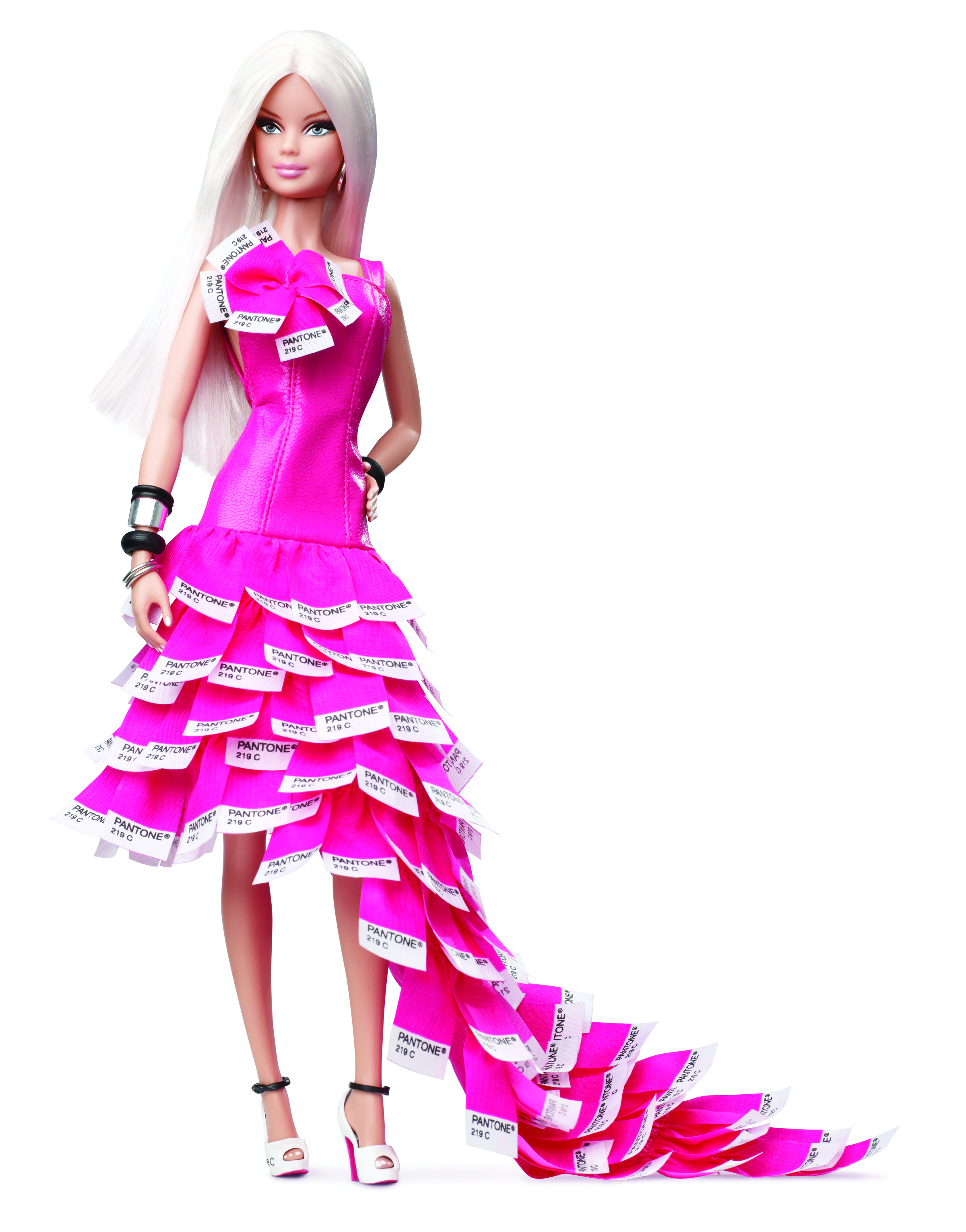Кукла Barbie розовый в Пантоне, w3376