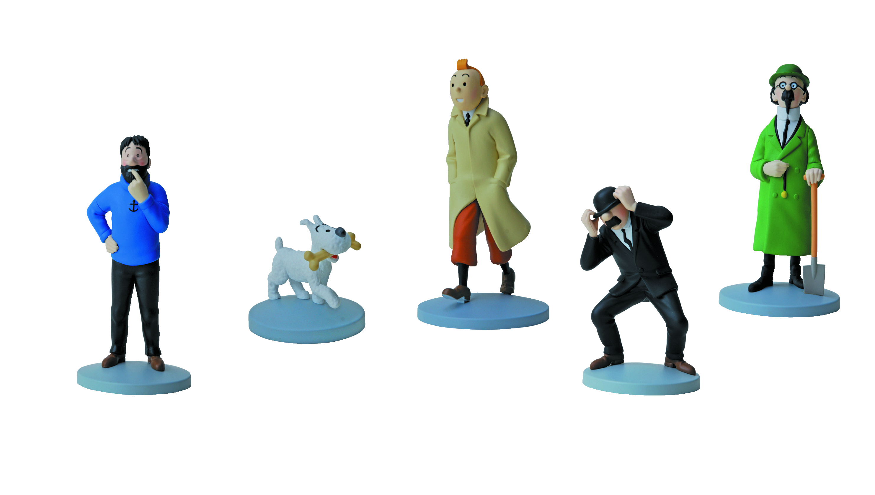 tintin metal figures