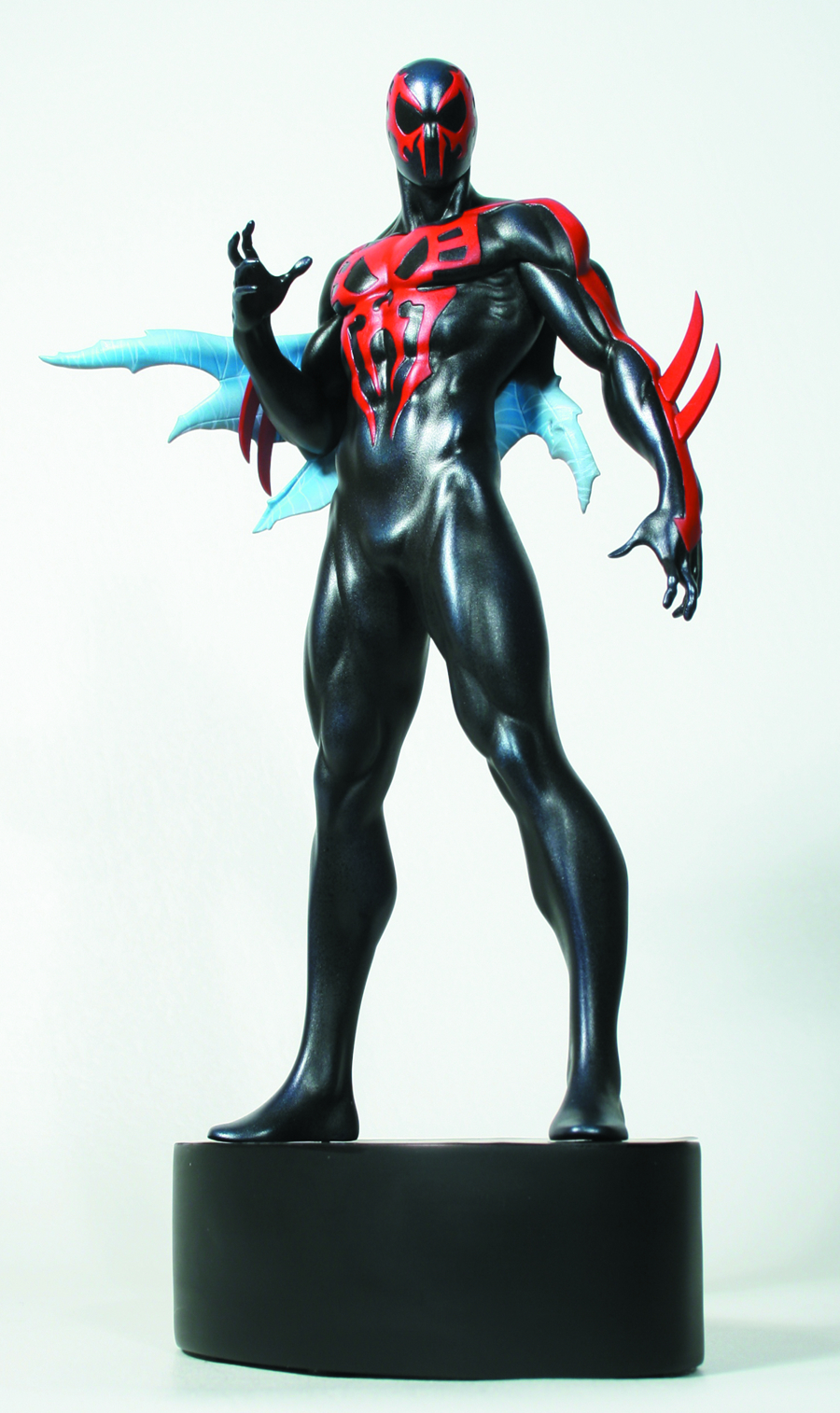 Статуя человек паук. Spider man 2099 Statue. Мигель Охара человек паук 2099 фигурка. Марвел 2099 злодеи. Как слепить человека паука из 2099.