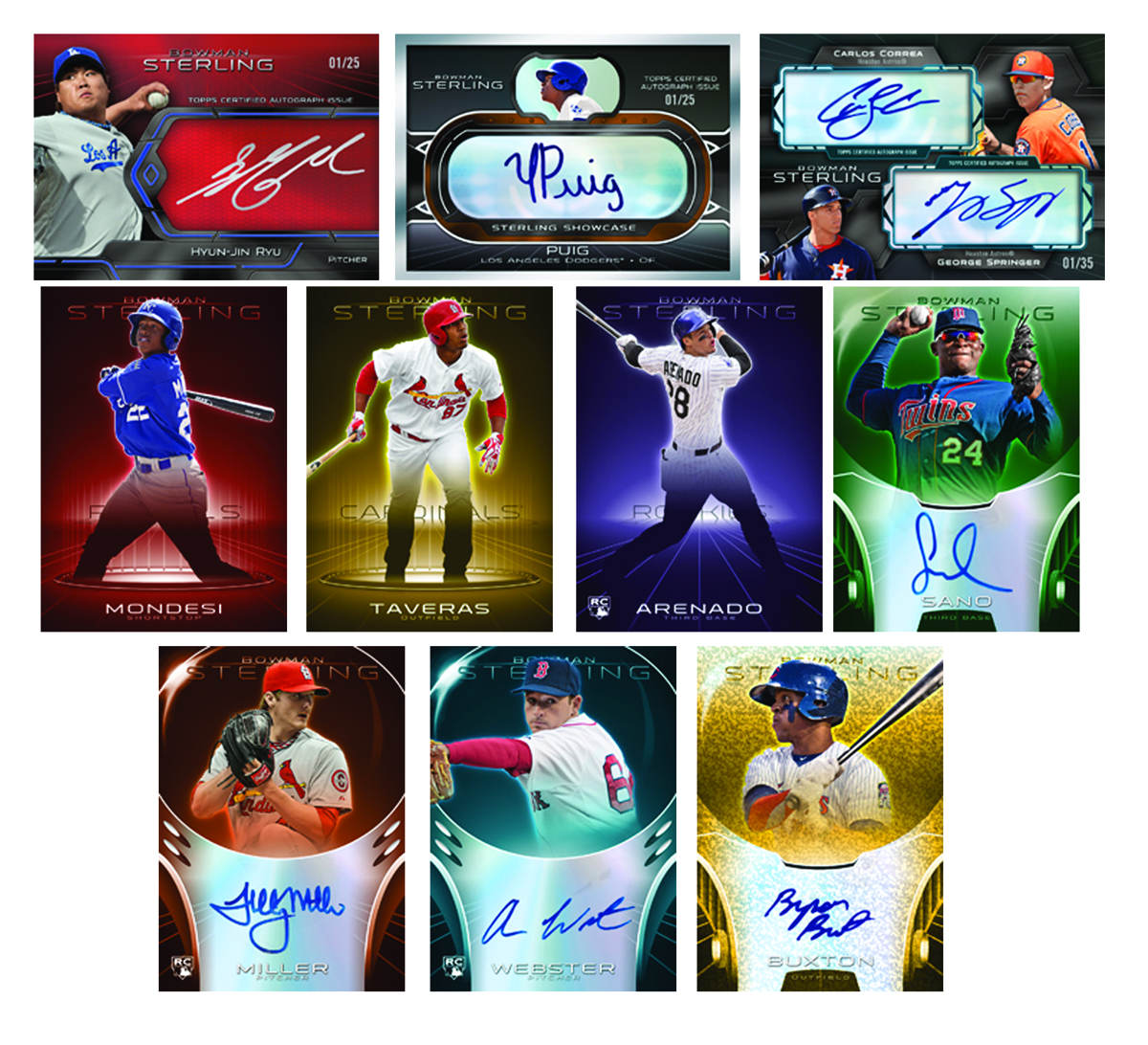 AUG131735 BOWMAN 2013 STERLING BASEBALL T/C BOX Previews World