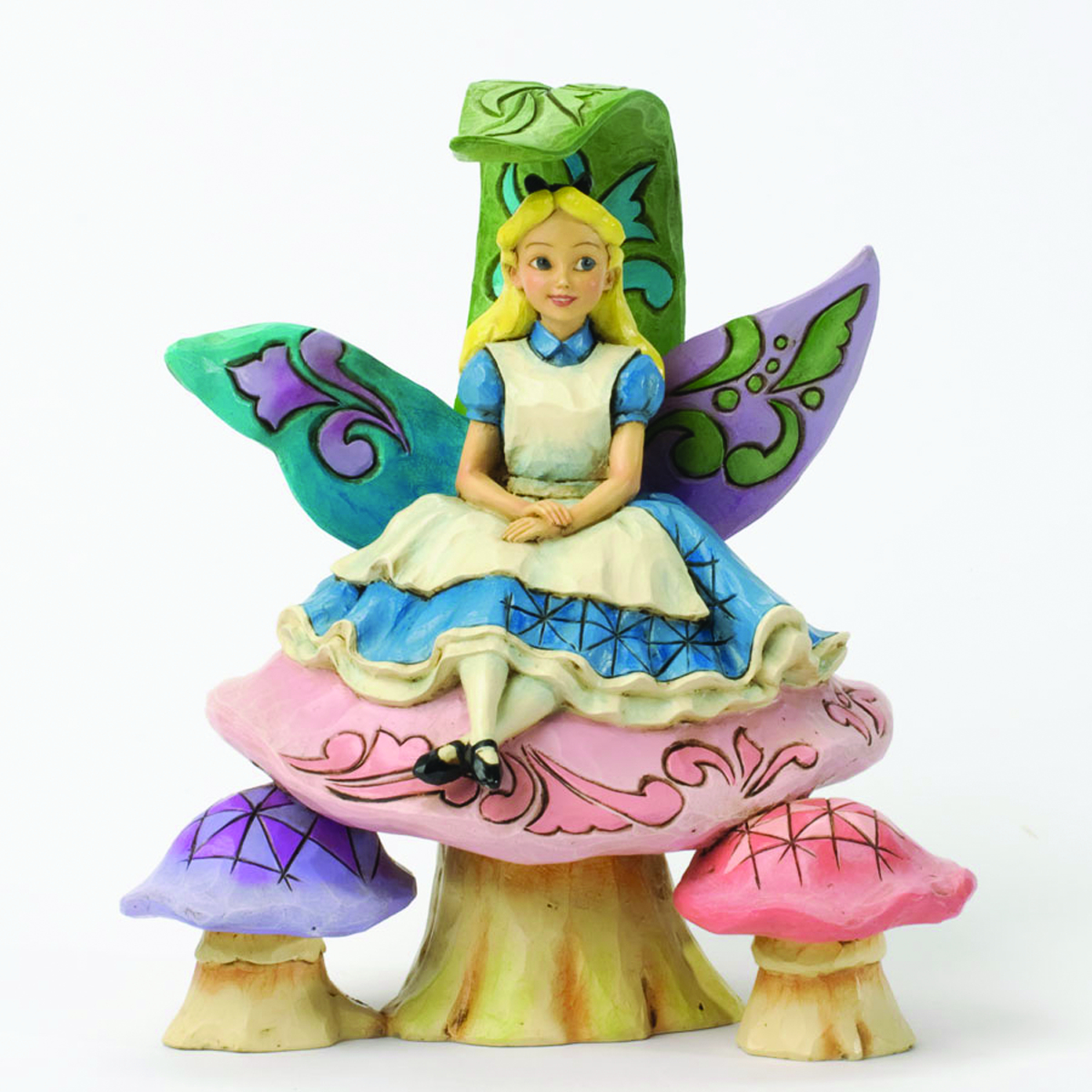 В стране чудес игрушки. Фигурки Disney Alice in Wonderland. Статуэтка Уолта Диснея. Статуэтка принцесса. Алиса в стране чудес статуэтка.