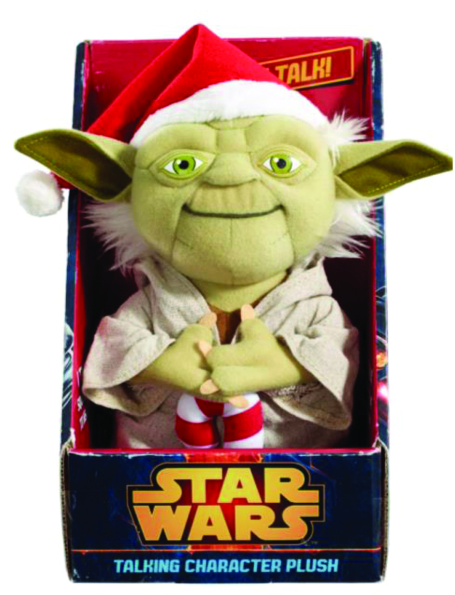 stuffed christmas yoda