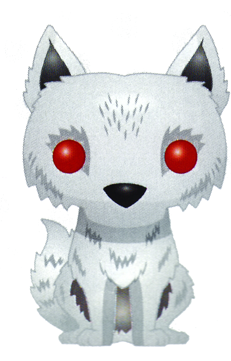 game of thrones ghost stuffed animal