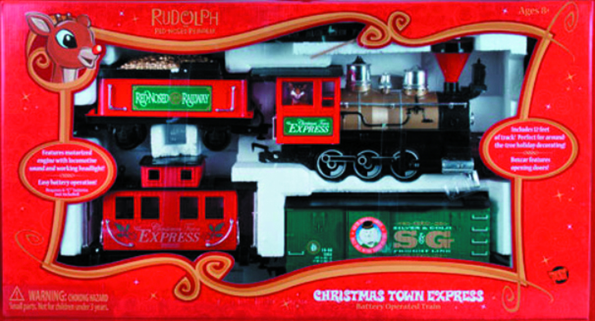 FEB148162 - RUDOLPH CHRISTMAS TOWN EXPRESS G-SCALE TRAIN SET - Previews ...