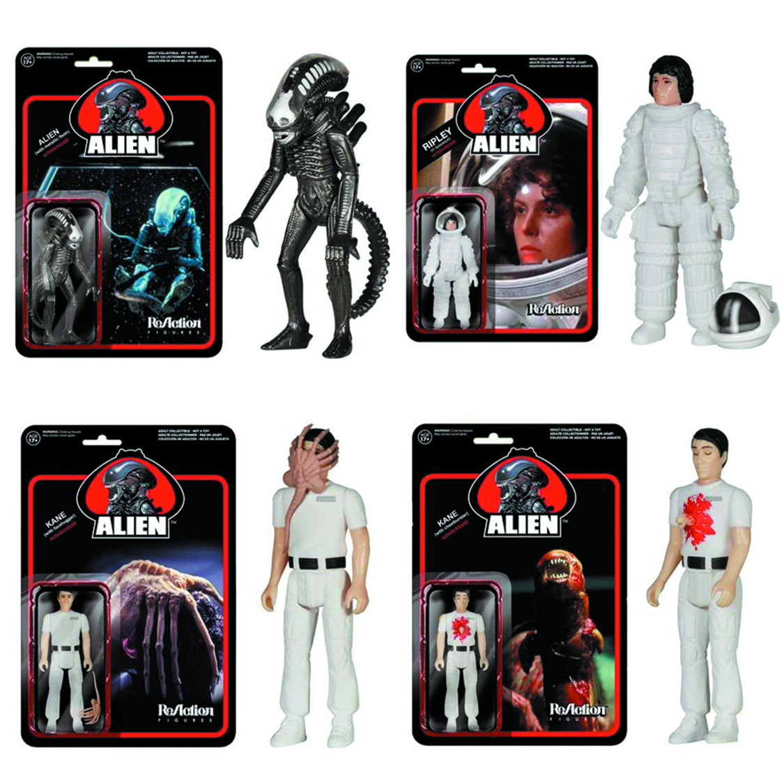 Nov142265 Reaction Alien Chestburster Kane Fig Previews World