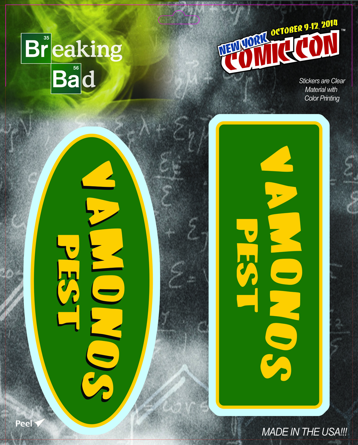 Dec142516 Breaking Bad Vamonos Pest Nycc 2014 Excl Vinyl Decal Previews World 8257