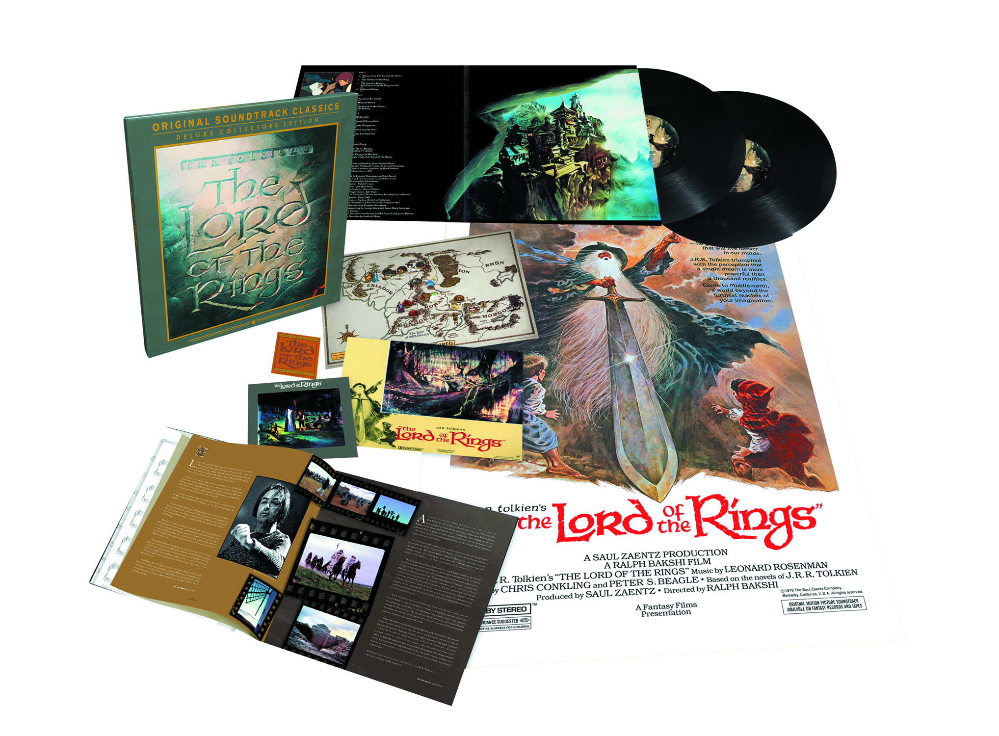 LOTR DELUXE COLLECTORS ED OST LP RALPH BAKSHI VER (AUG158698) 