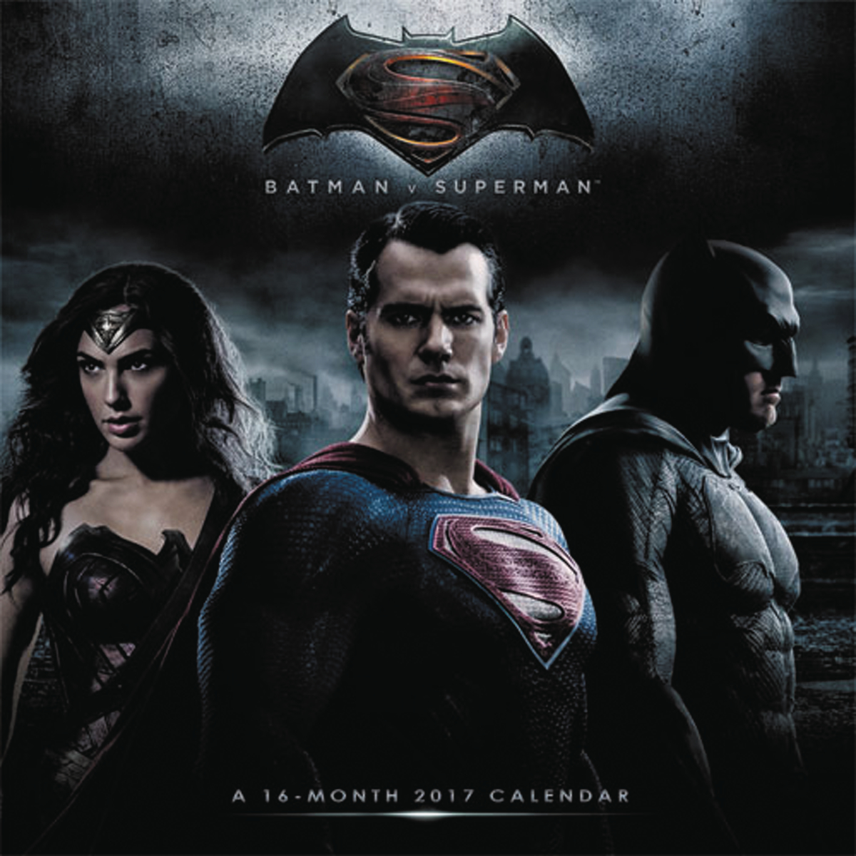 APR162316 - BATMAN VS SUPERMAN DOJ 2017 WALL CALENDAR - Previews World