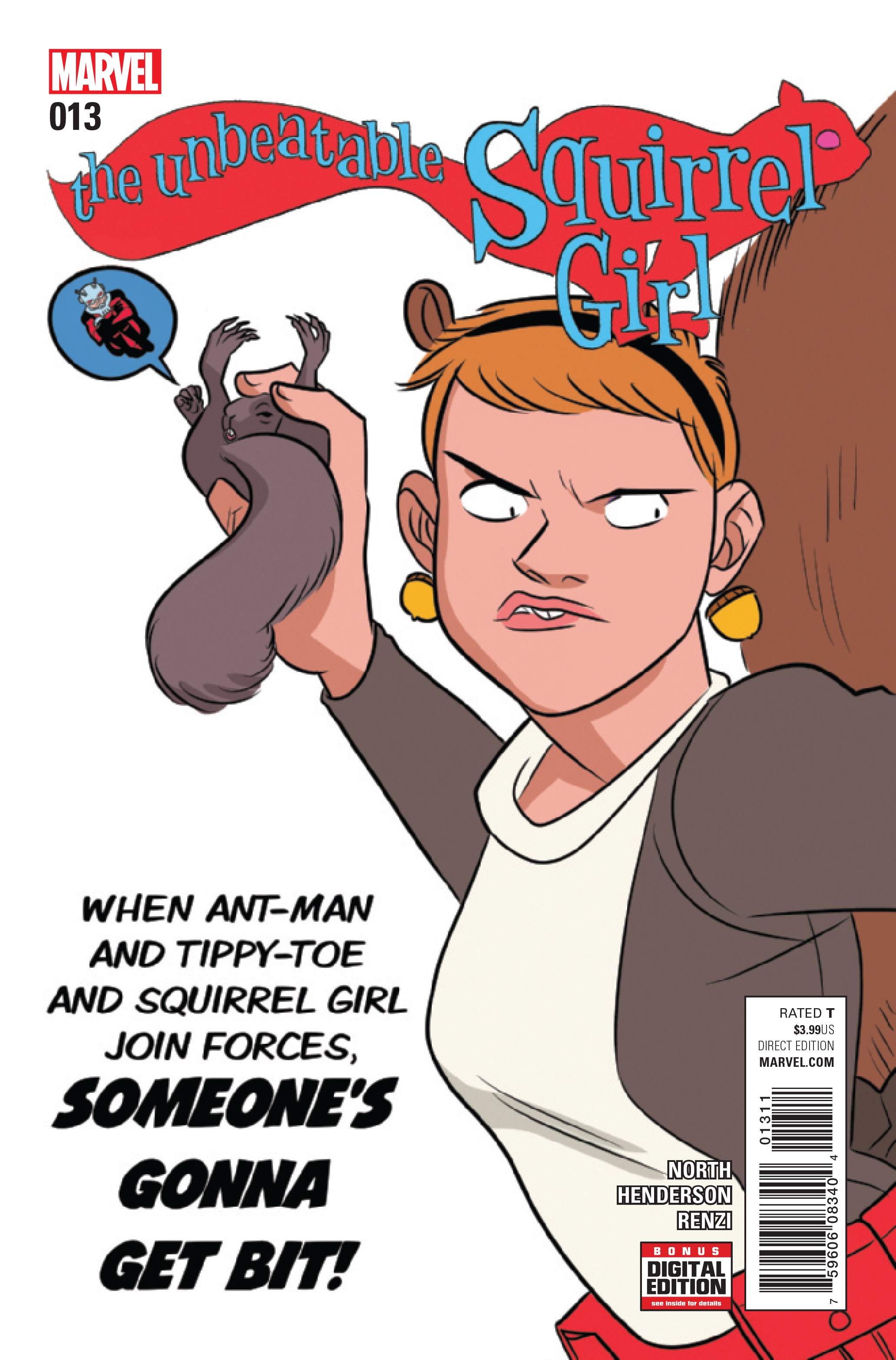 Get bitten. The unbeatable Squirrel girl. Непобедимая Squirrel girl.