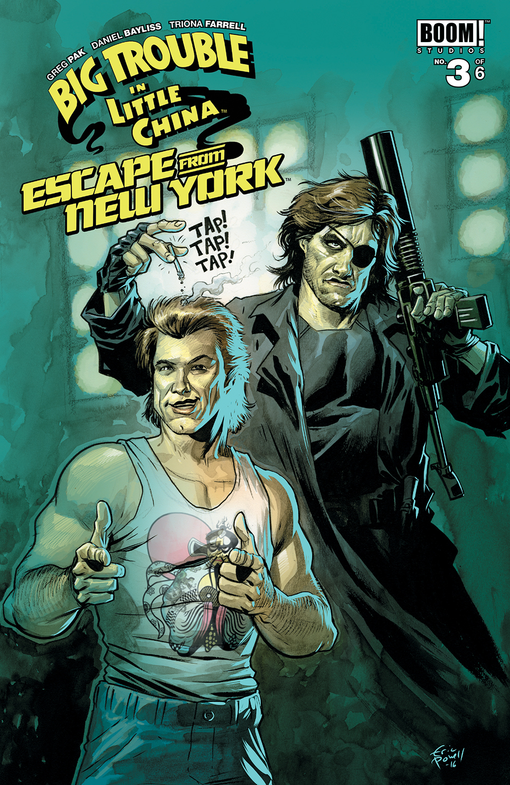 BIG TROUBLE LITTLE CHINA ESCAPE NEW YORK #3 SUBSCRIPTION POW (OCT161307) 