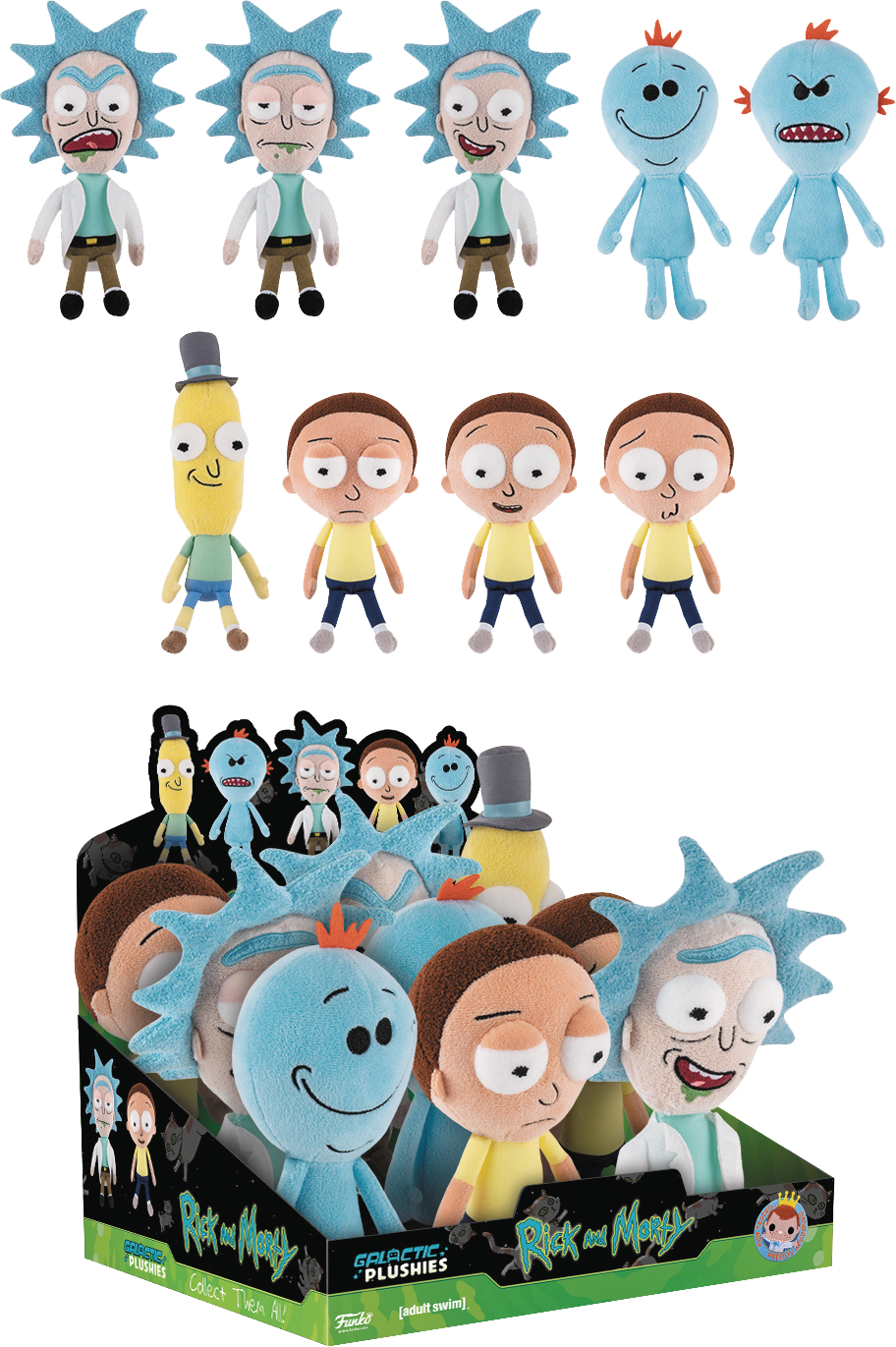 rick and morty galactic plushies xl