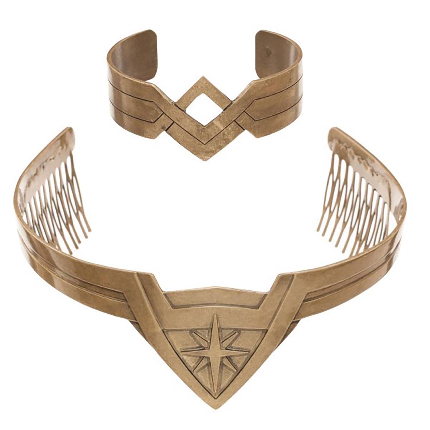 MAR DC WONDER WOMAN MOVIE TIARA BRACELET COSPLAY SET Previews World