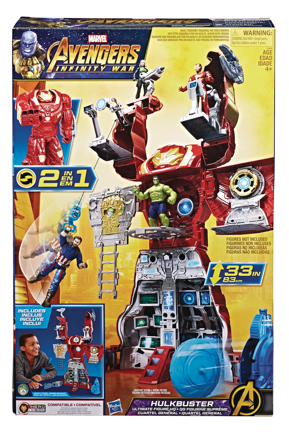 JUL178714 - AVENGERS 6IN HULKBUSTER PLAYSET CS - Previews World