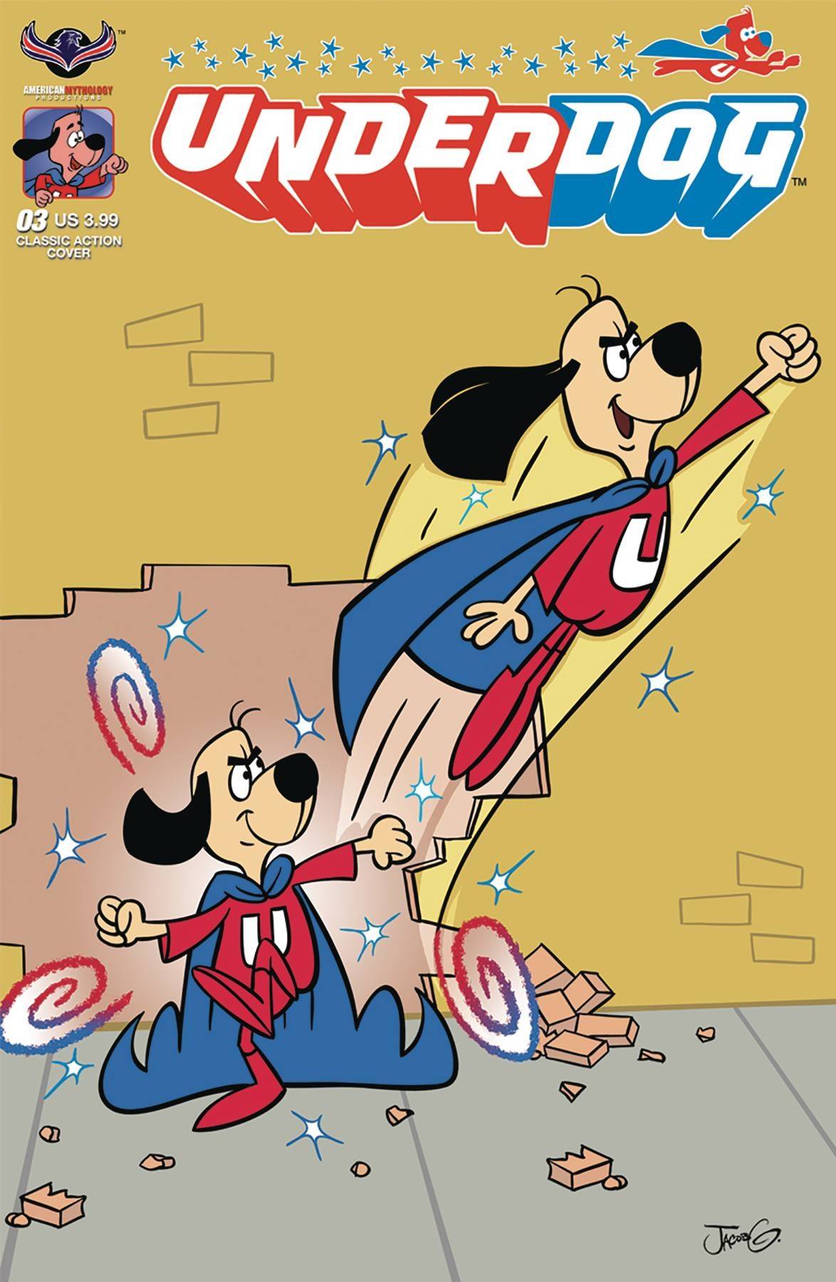 NOV171186 - UNDERDOG #3 CVR B CLASSIC ACTION - Previews World