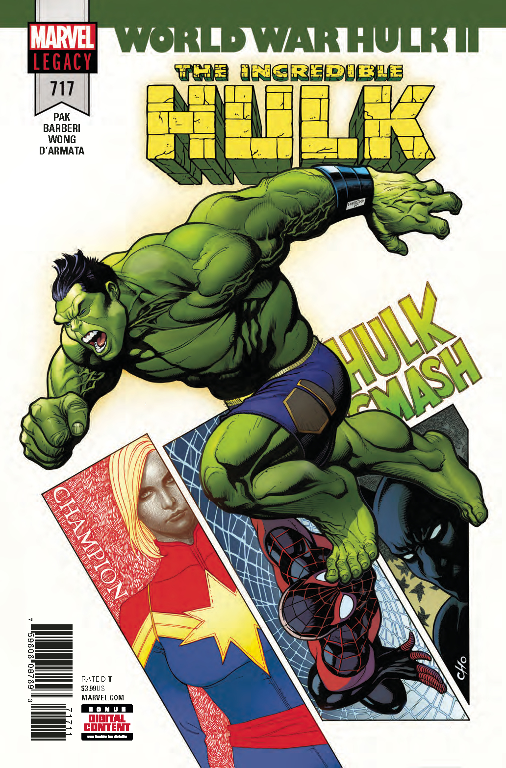 MAR180865 - INCREDIBLE HULK #717 LEG - Previews World