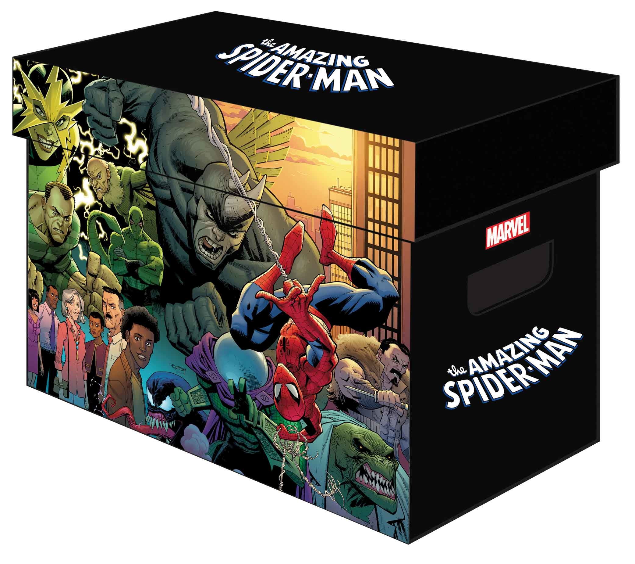 Новая человек паук книга. Magic Box Марвел. Marvel Comic Box Set. Магазин комиксов.