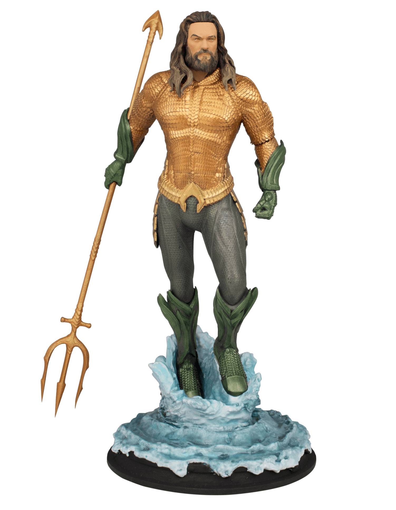 aquaman on throne statue