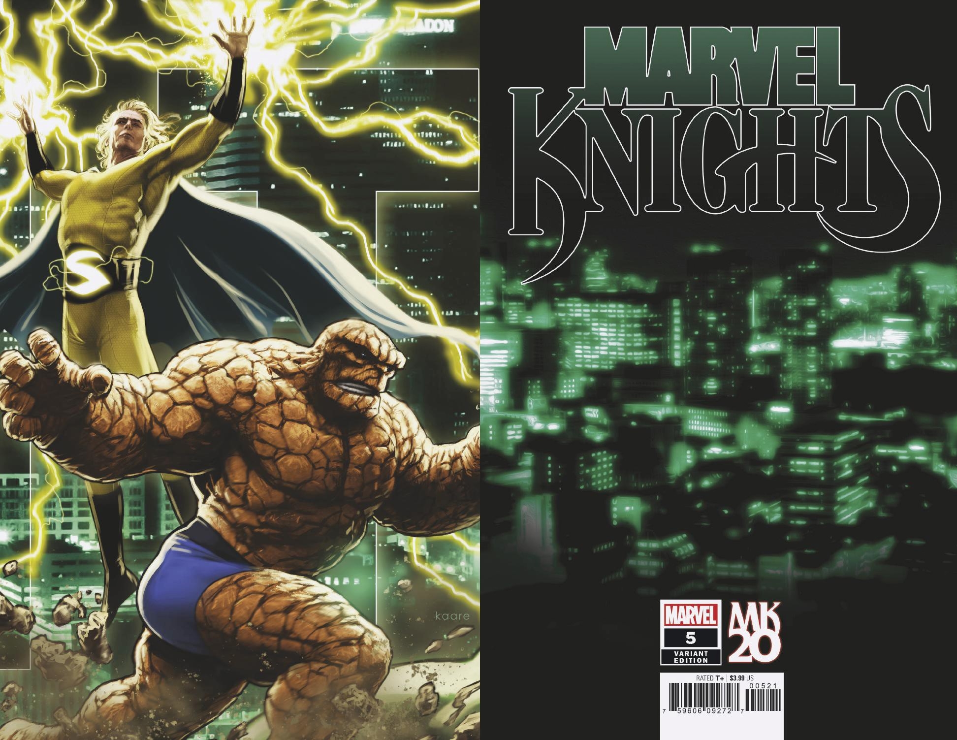 Marvel knights. Marvel Knights 20th #1. Кааре Эндрюс Марвел. Marvel Knights 20th #2.