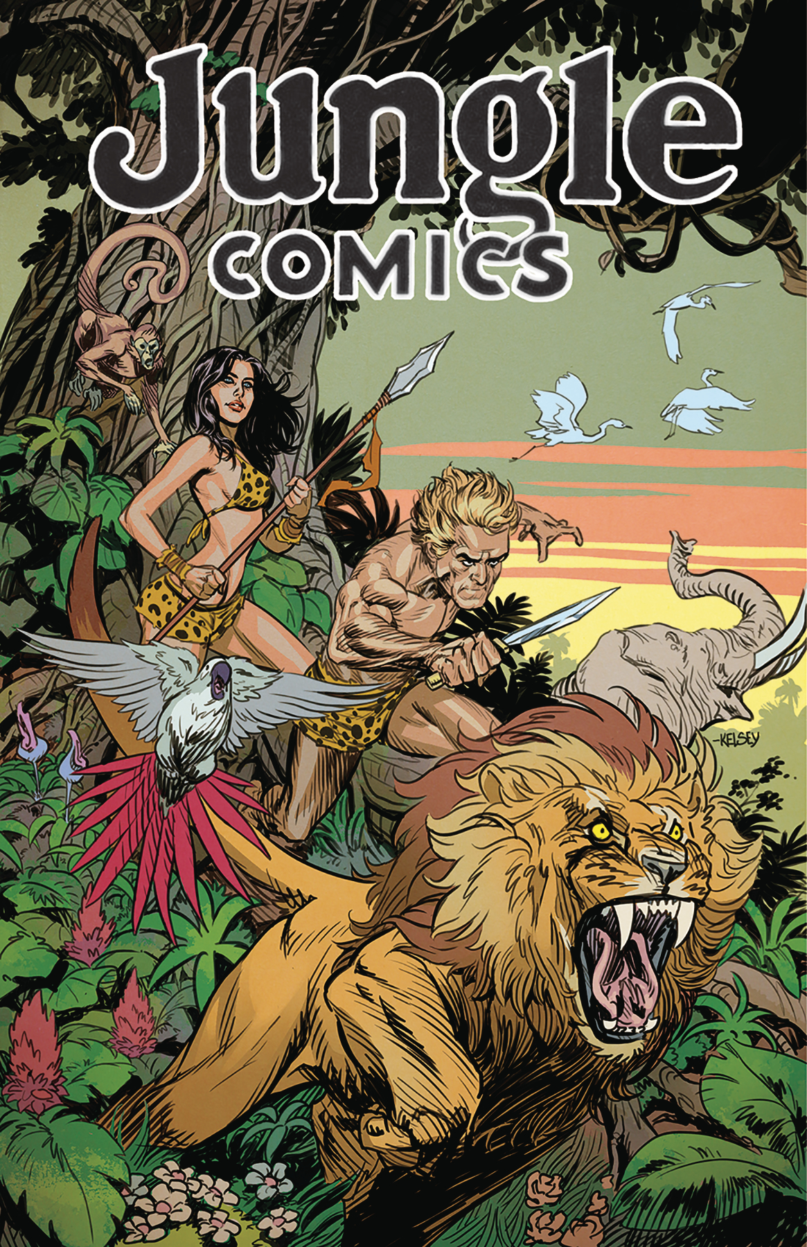 <b>JUNGLE</b> COMICS is back, kicking and screaming, brought to you by Chuck Dixon...