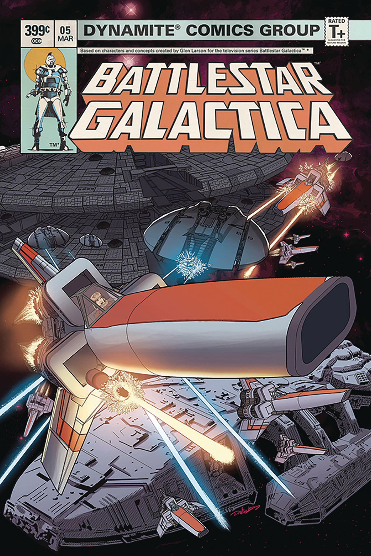 JAN191178 - BATTLESTAR GALACTICA CLASSIC #5 CVR B HDR - Previews World