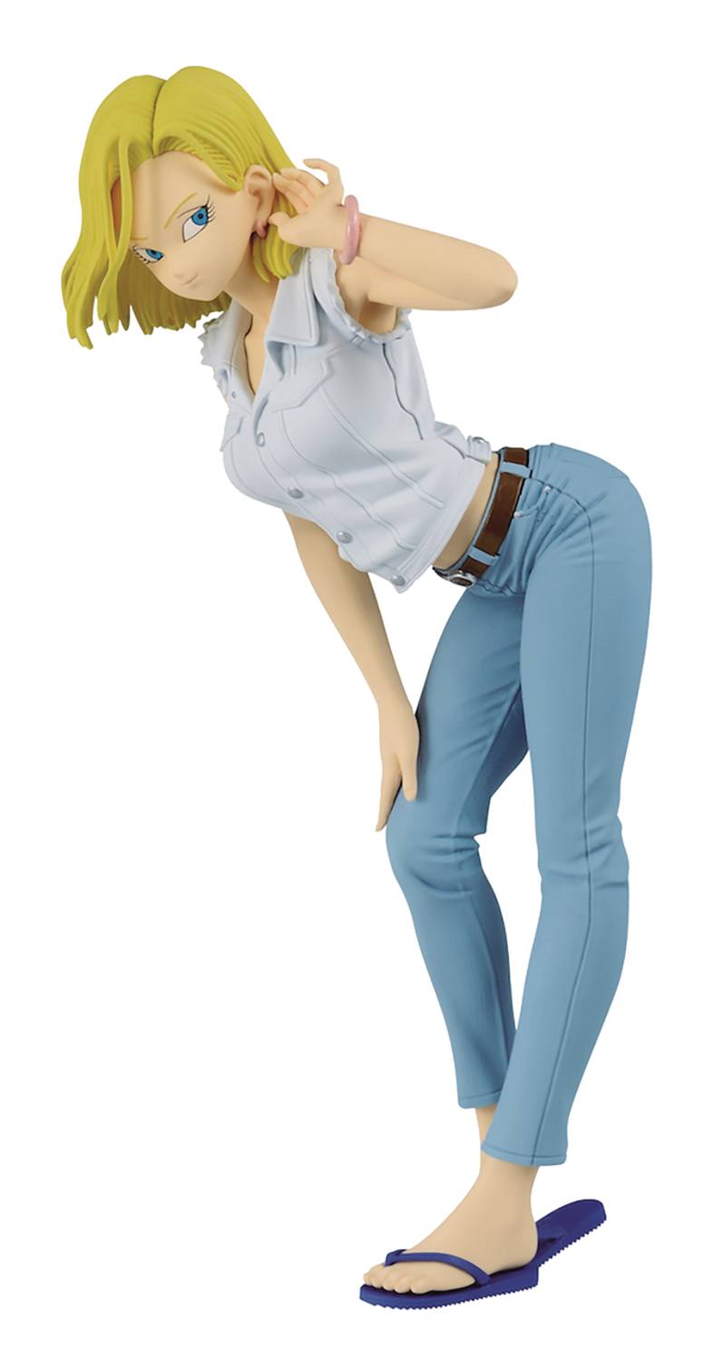 banpresto dragon ball z glitter & glamours android 18 a action figure