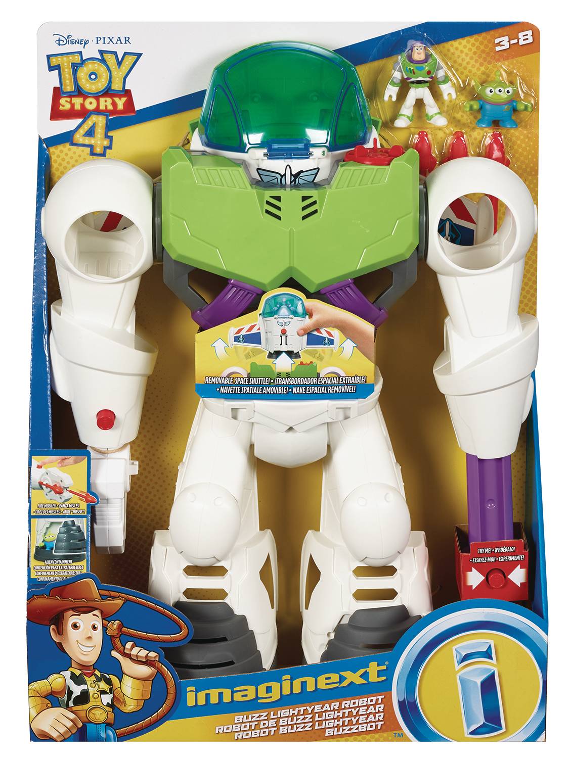 MAR198493 - IMAGINEXT TOY STORY 4 BUZZ LIGHTYEAR ROBOT CS - Previews World