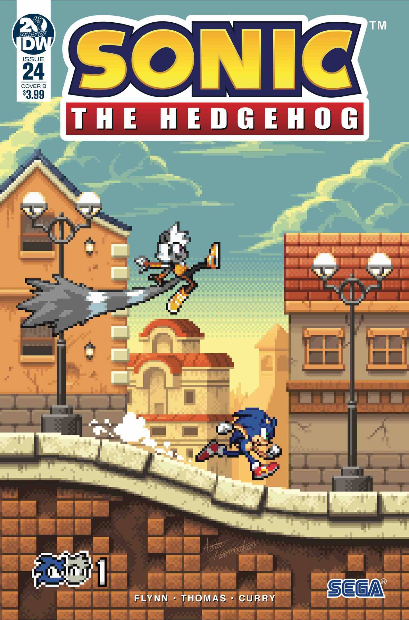 OCT190768 - SONIC THE HEDGEHOG #24 CVR B HAMMERSTROM - Previews World