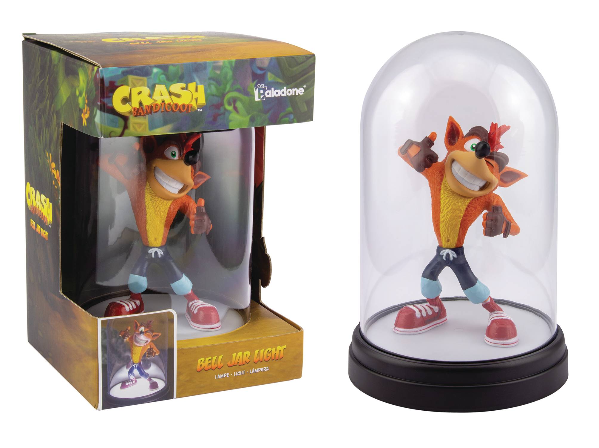 AUG198017 - CRASH BANDICOOT BELL JAR LIGHT - Previews World