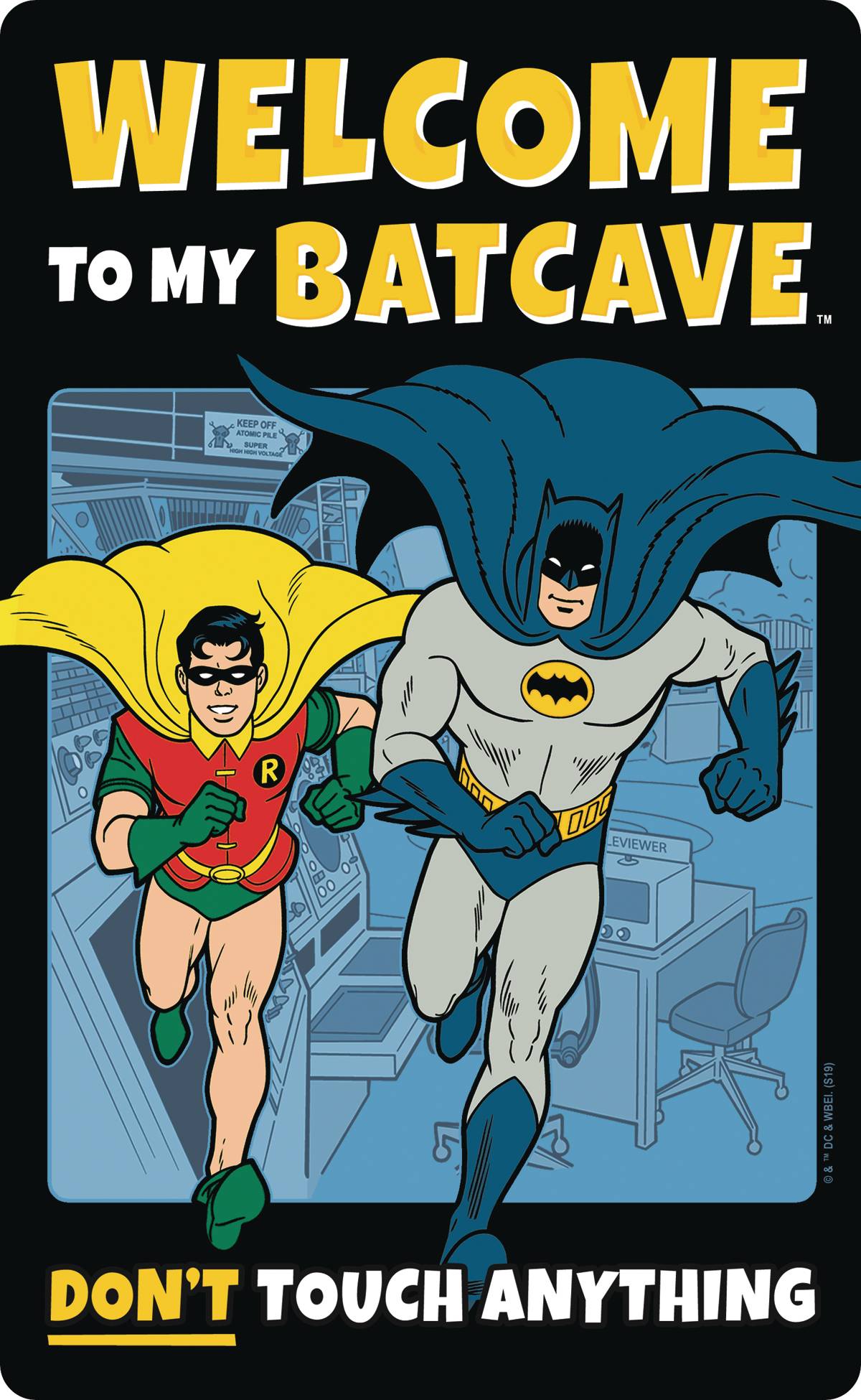 Dec192839 Use Mar239663 Dc Batman Welcome To The Batcave Tin Sign