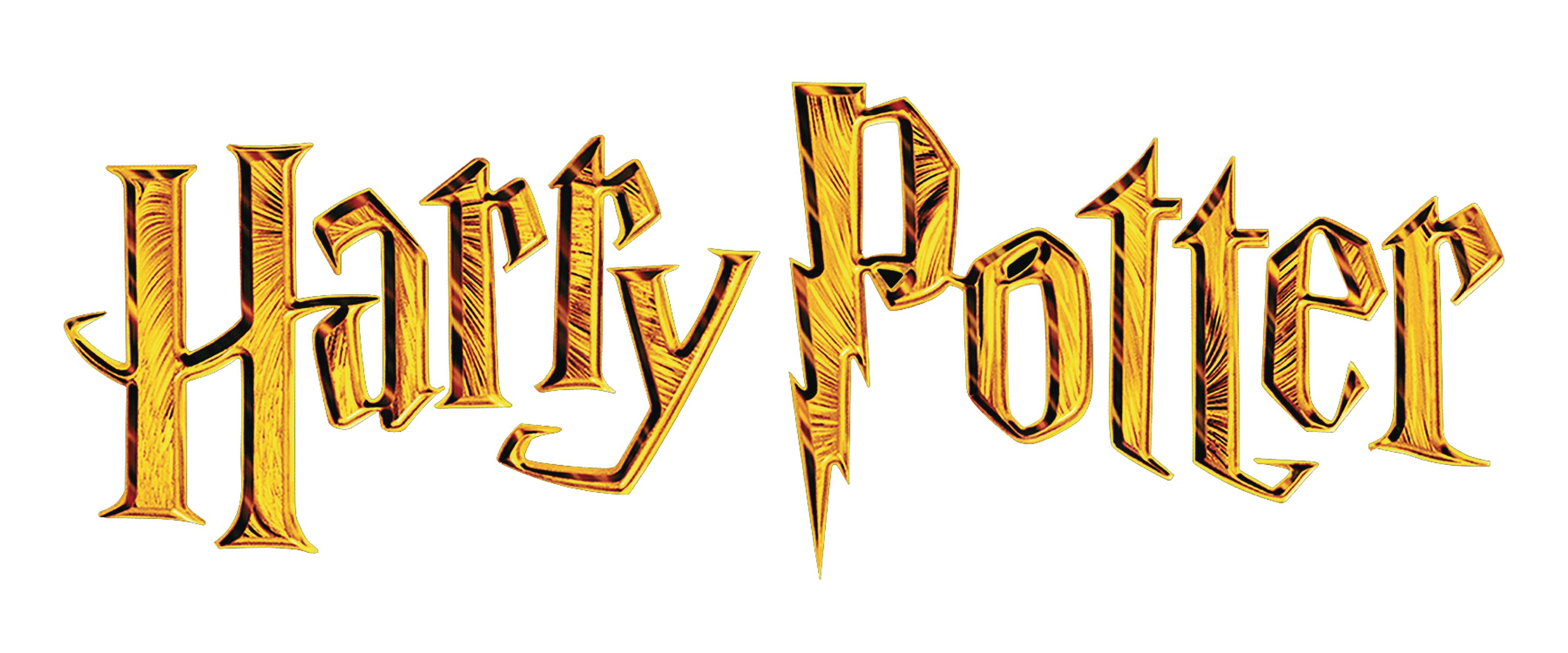 Надпись Гарри Поттер золотыми буквами