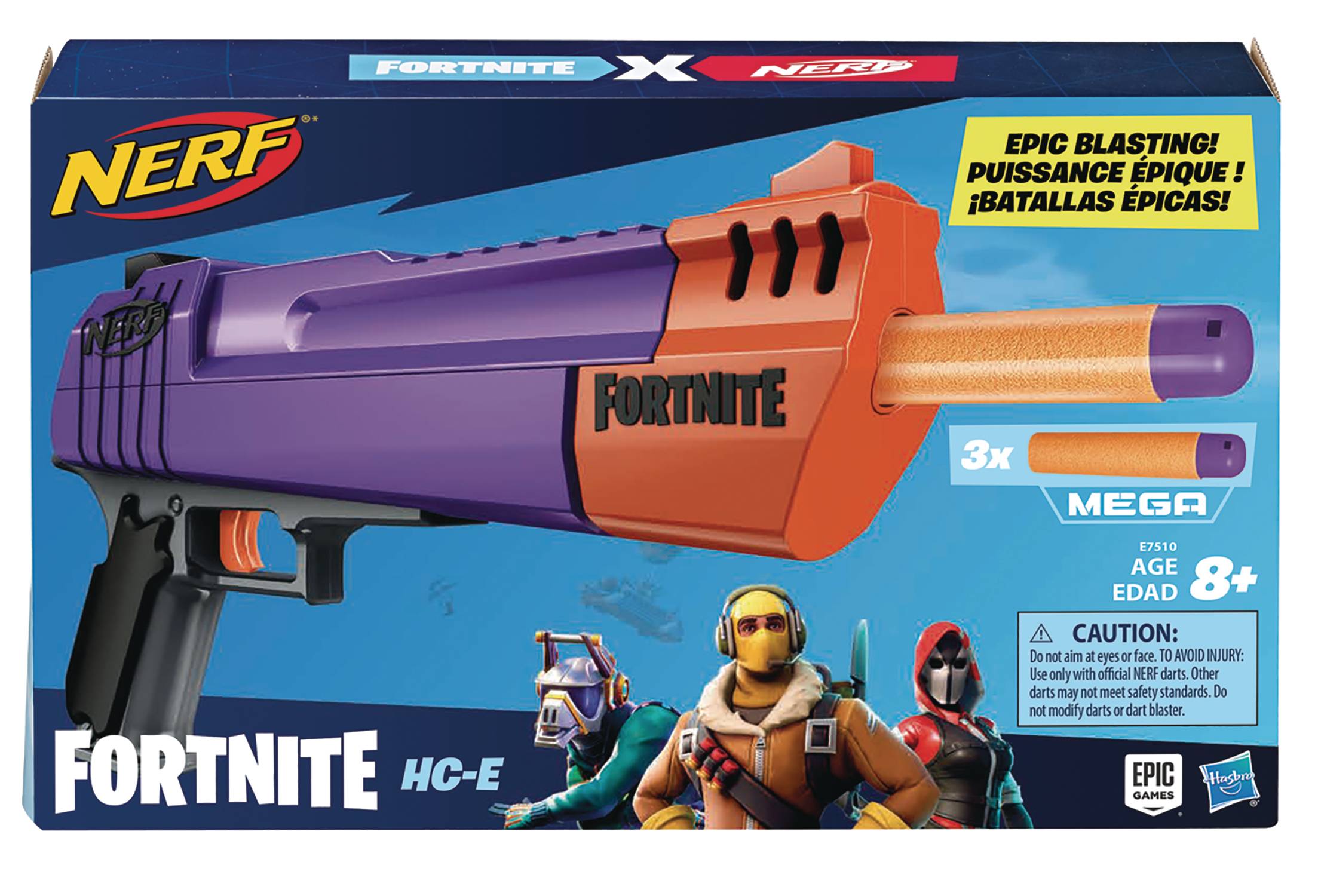 JAN208132 - NERF FORTNITE HC-E BLASTER CS - Previews World