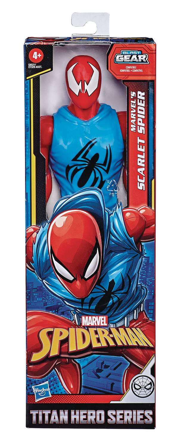 AUG209186 - SPIDER-MAN TITAN HERO WW SCARLET SPIDER 12IN AF CS ...