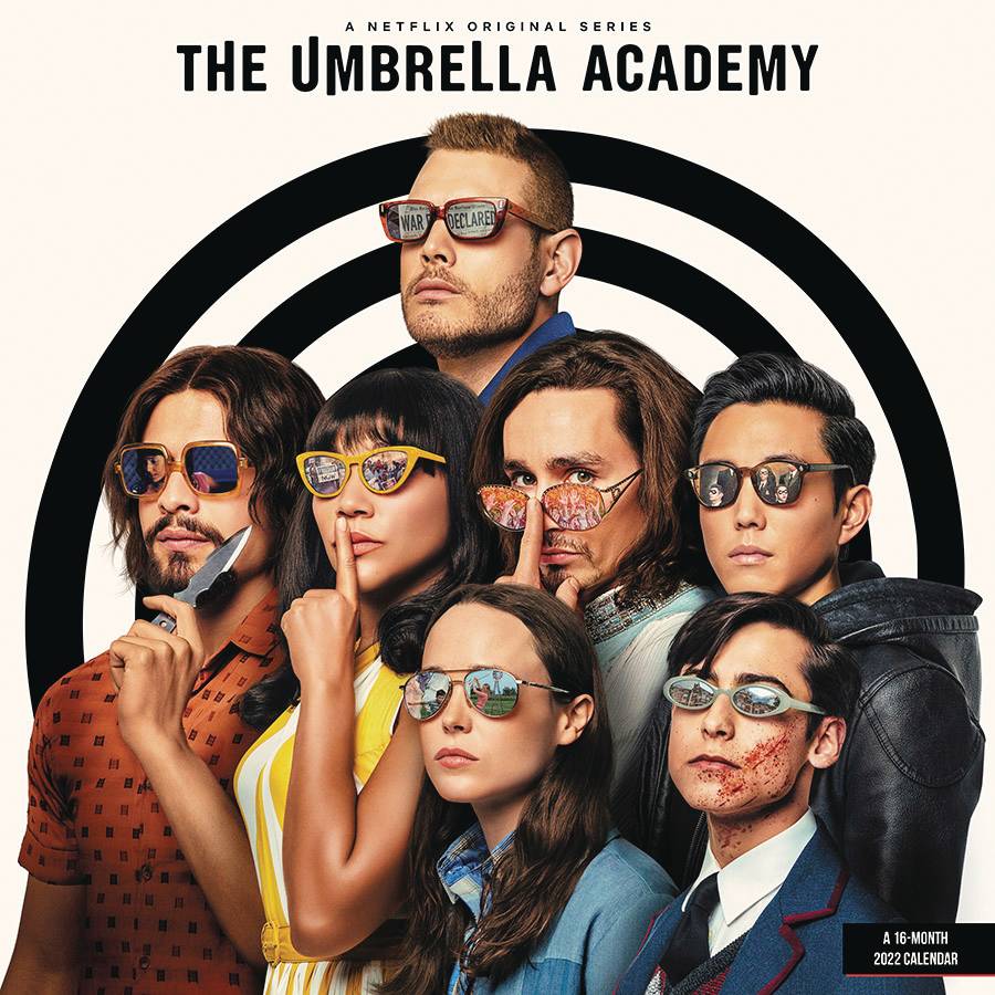 MAR211404 - UMBRELLA ACADEMY 2022 WALL CALENDAR - Previews World