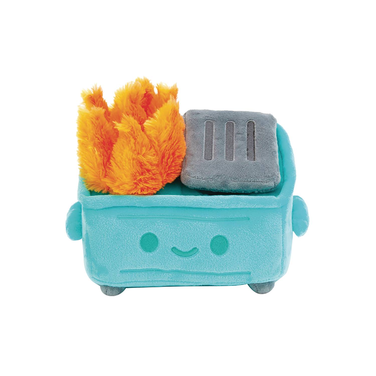 dumpster fire plush toy