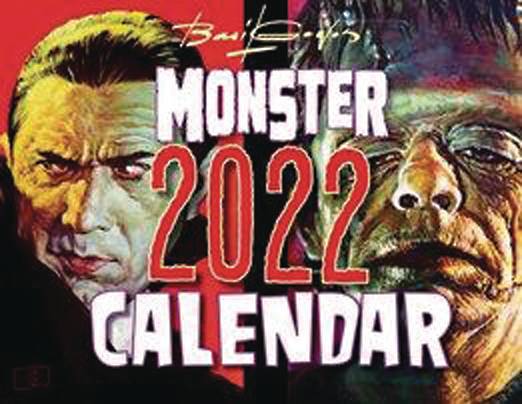 JUN211534 - BASIL GOGOS 2022 MONSTER CALENDAR - Previews World