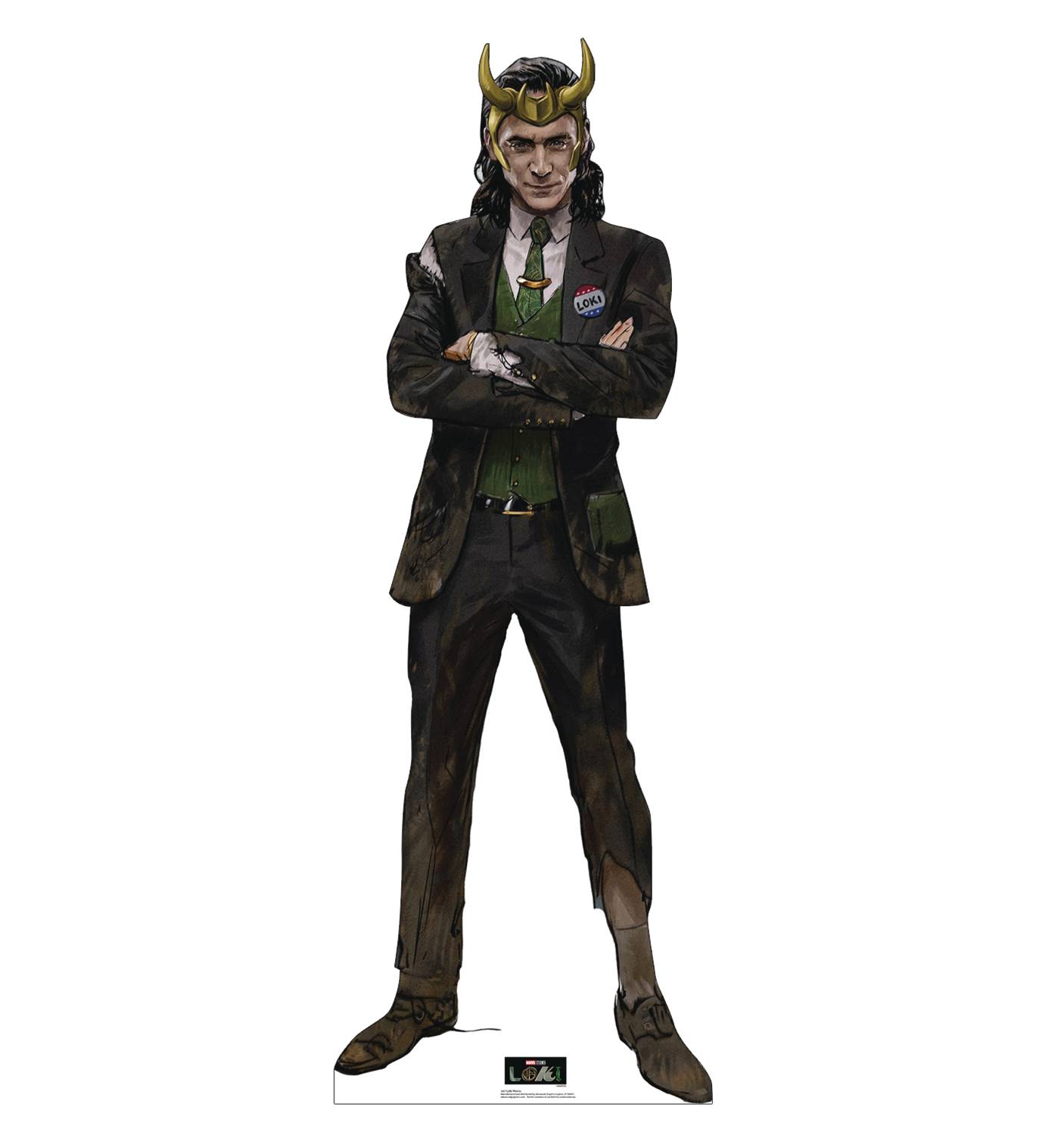 APR218292 - MARVEL LOKI WITH HORNS STANDEE - Previews World