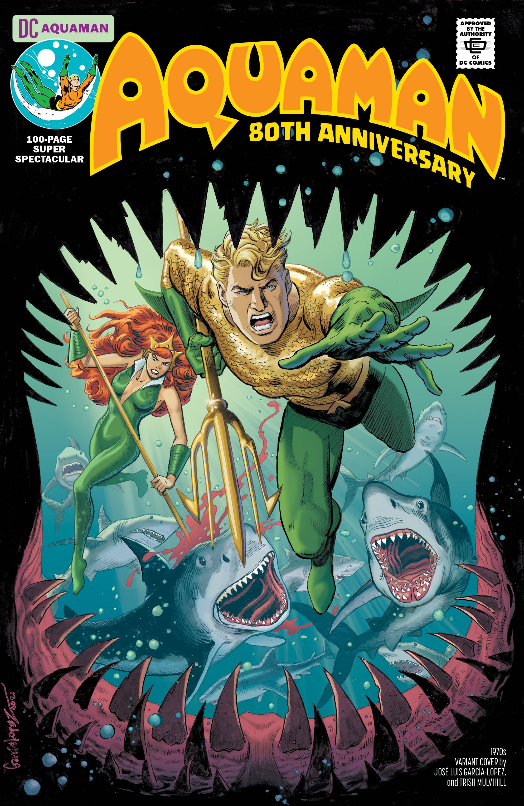 APR219190 - AQUAMAN 80TH ANNV SPECTACULAR #1 CVR E 1970S VAR - Previews ...