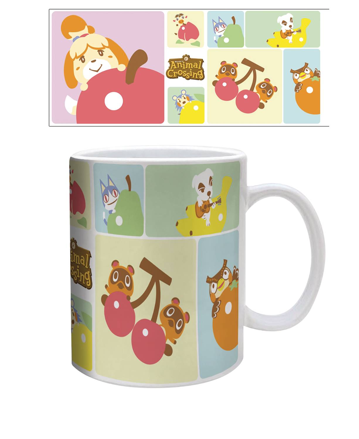 AUG213157 - NINTENDO ANIMAL CROSSING GRID 11OZ MUG - Previews World