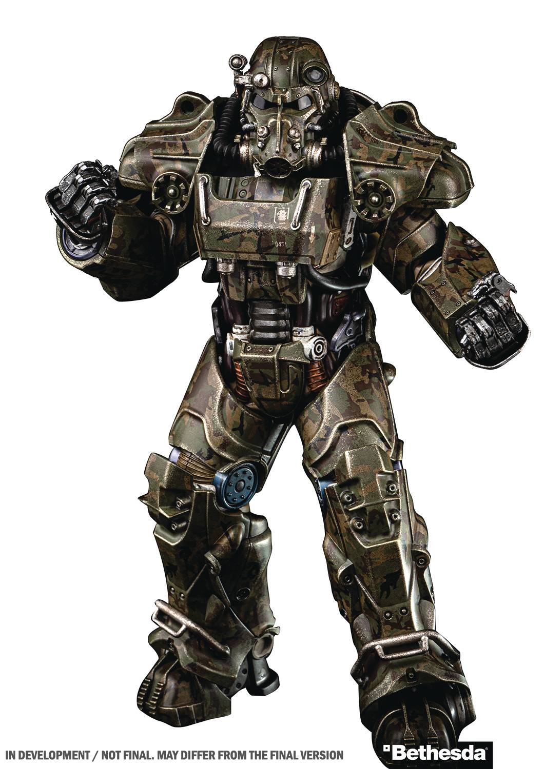 MAY218937 - FALLOUT T-60 CAMOUFLAGE POWER ARMOR 1/6 SCALE FIG ...