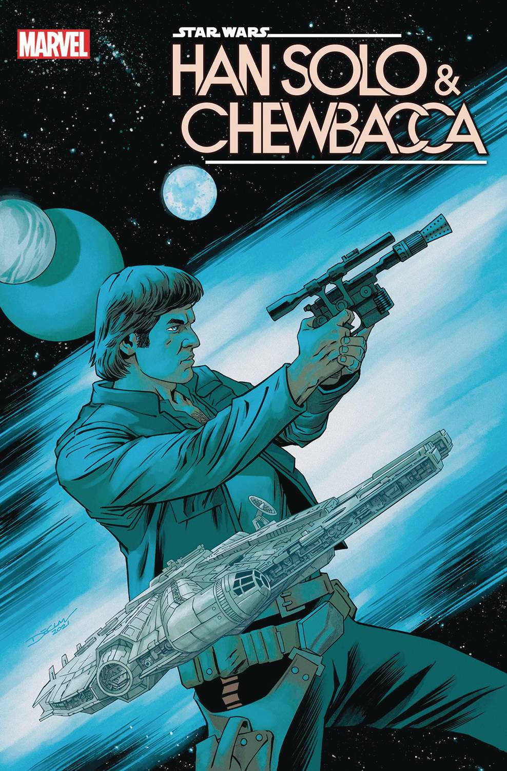 <b>Star</b> <b>wars</b> <b>han</b> solo chewbacca #1 shalvey var (JAN221000) .