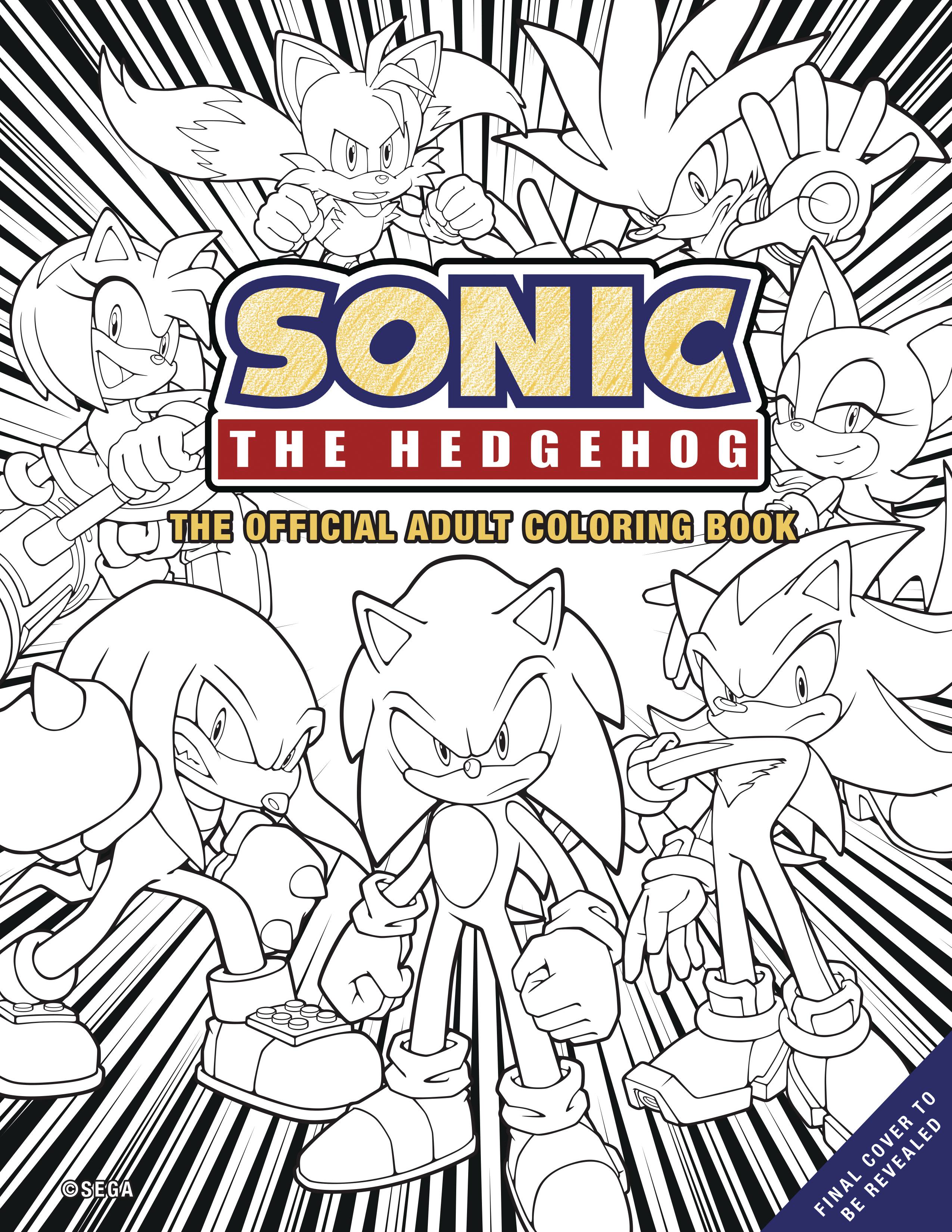 Aug221588 - Sonic The Hedgehog Official Coloring Book - Previews World