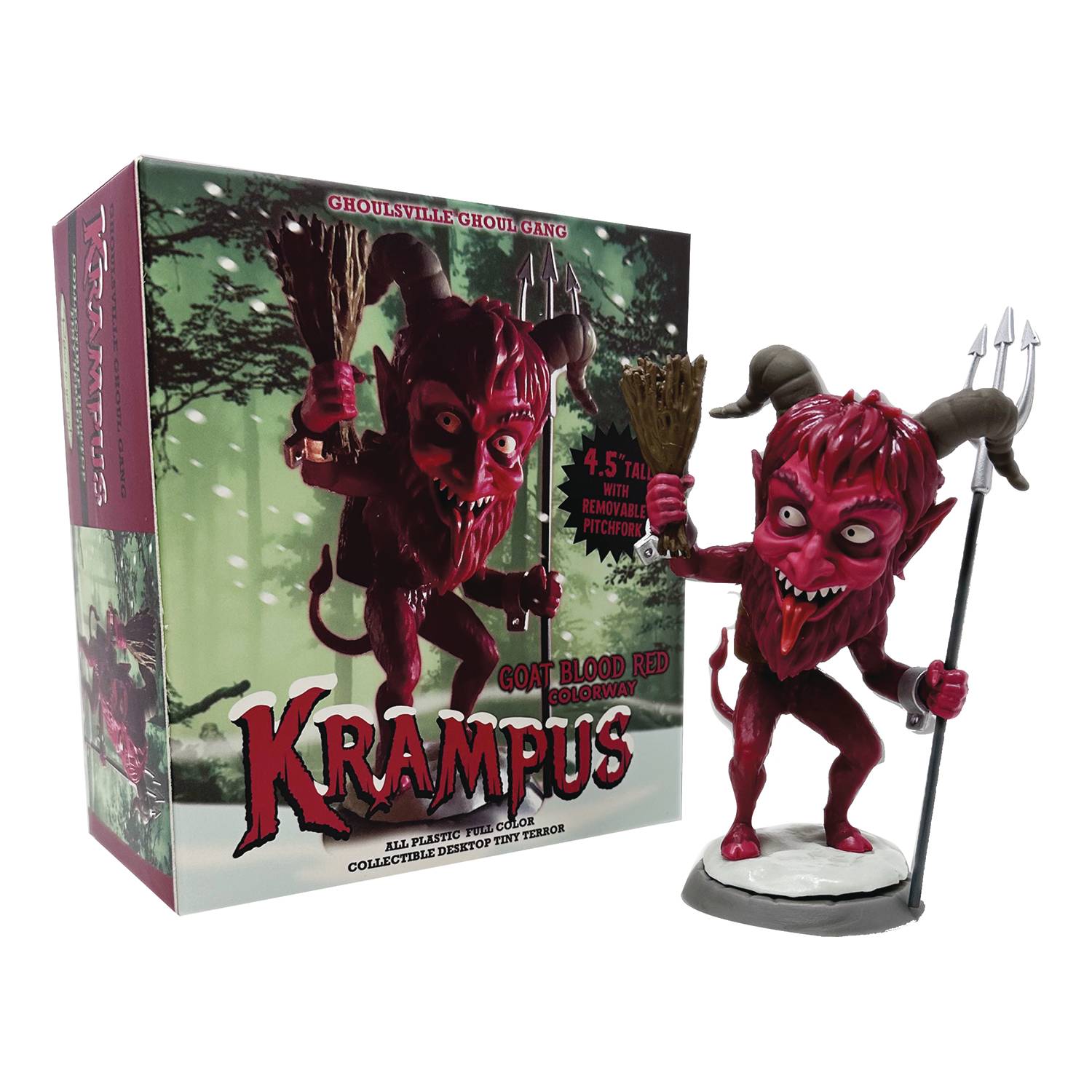 SEP228761 - KRAMPUS GOAT BLOOD RED TINY TERROR FIG - Previews World